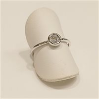 Anello Vidali Gioielli Donna in Oro bianco Zircone ANOR-34-34 - ANOR-34-34